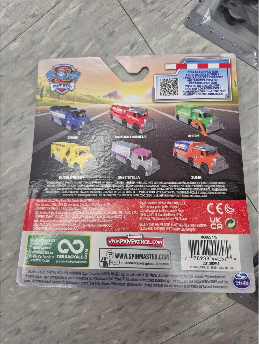 (X6) Paw Patrol Big Truck Pups True Metal Complete Set Rubble Zuma Skye Rocky - Picture 2 of 2